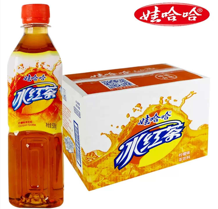 娃哈哈冰红茶配料表及保质期多久，娃哈哈冰红茶饮料一整箱9/15瓶果味茶饮