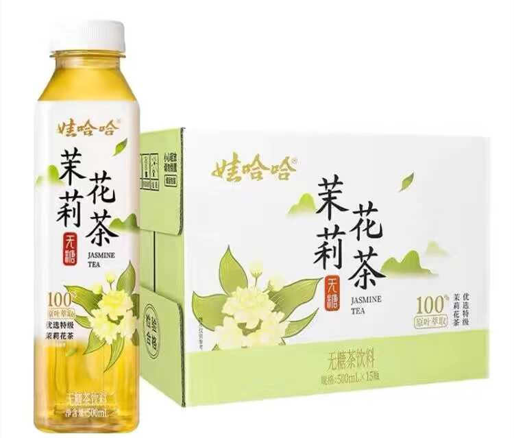 娃哈哈茉莉花茶配料表及保质期多久，娃哈哈茉莉花大红袍无糖饮料500ml瓶装