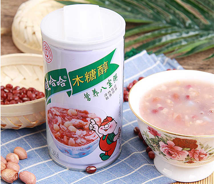 娃哈哈木糖醇八宝粥配料表及保质期多久，娃哈哈无糖精八宝粥糖尿人专用木糖醇食品