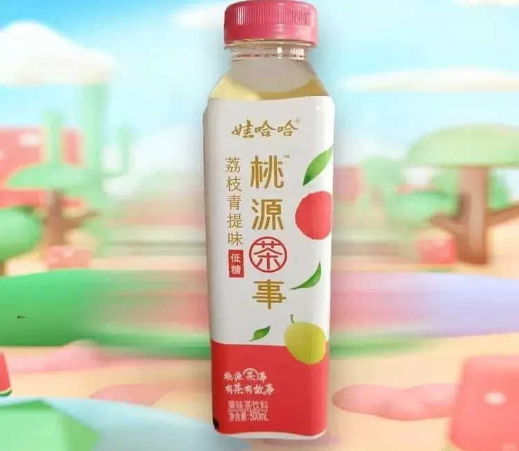 娃哈哈桃源茶事配料表及保质期多久，娃哈哈桃源茶事果味茶饮料500ml*16瓶荔枝味