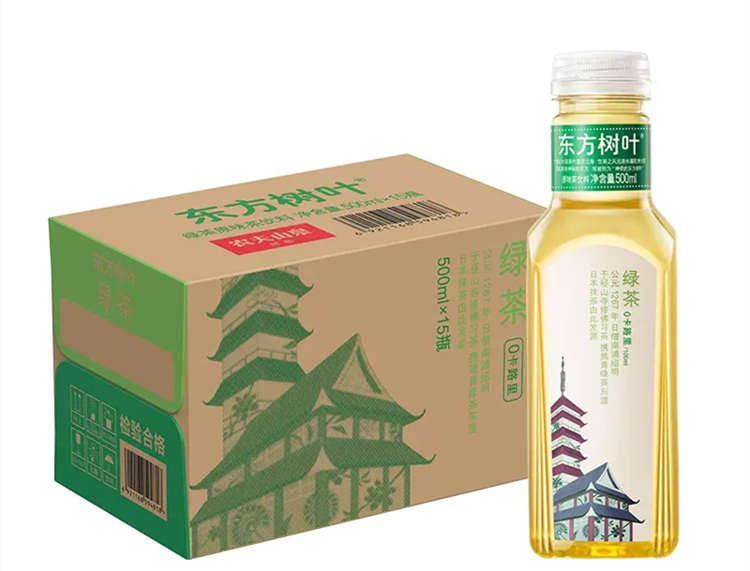 东方树叶绿茶配料表及保质期多久，农夫山泉东方树叶绿茶500ml无糖茶饮料