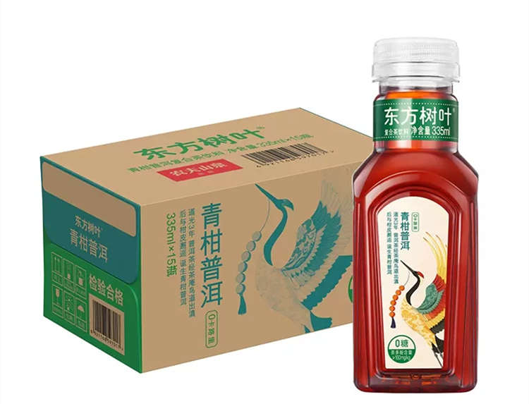 东方树叶??青柑普洱配料表及保质期多久，农夫山泉东方树叶青柑普洱茶335ml