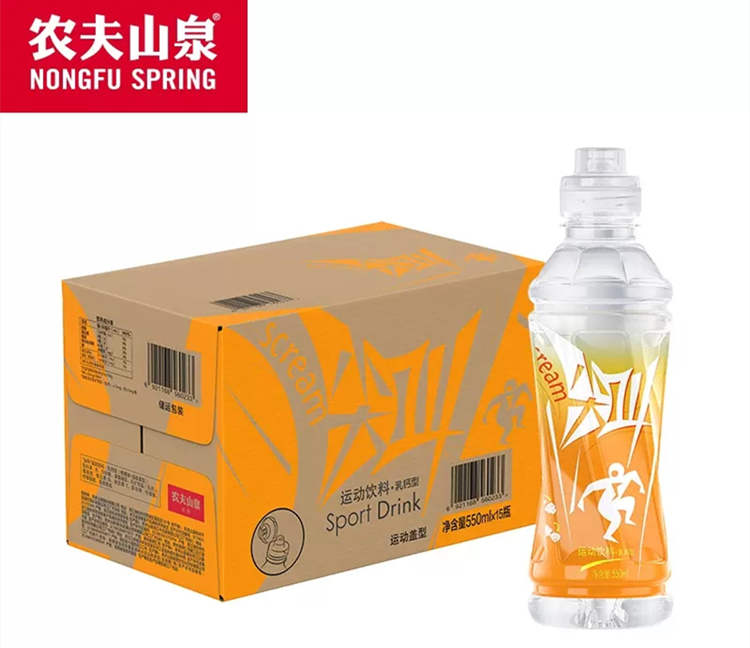 农夫山泉黄色尖叫???乳钙型配料表及保质期多久，尖叫功能饮料乳钙型柑橘味550ml