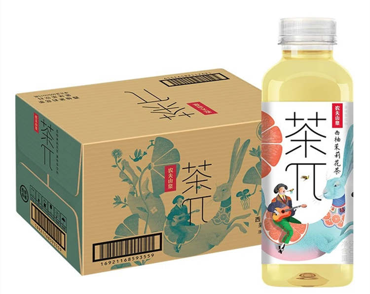 西柚茉莉花味茶π?配料表及保质期多久，农夫山泉茶π（茶派）西柚茉莉花茶500ml