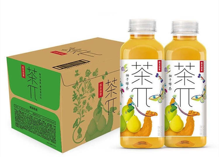 ?茶π??柚子绿茶味配料表及保质期多久，农夫山泉500ml茶π西柚绿茶