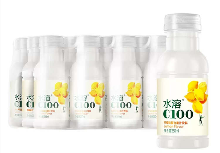 农夫山泉水溶c100柠檬味配料表及保质期多久， 农夫山泉水溶C100柠檬味饮料250ml