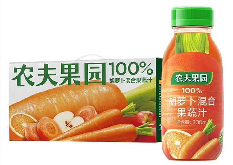 农夫果园??胡萝卜汁配料表及保质期多久，农夫果园100%胡萝卜300ml