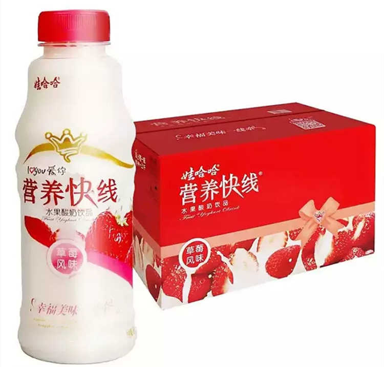 营养快线红枣枸杞味配料表及保质期多久，娃哈哈营养快线水果酸奶饮品红枣味500g