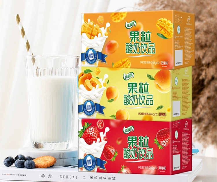 优酸乳芒果味配料表及保质期多久，伊利优酸乳果粒酸奶245g芒果牛奶