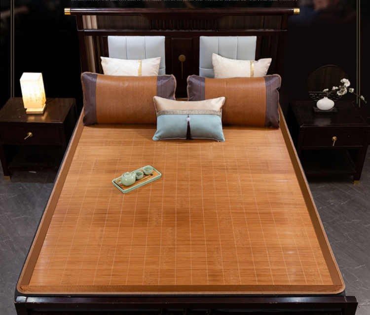 天懿夏季1.2m竹凉席定做1米8家用1.5竹席1.35直筒草席2米长席子定制