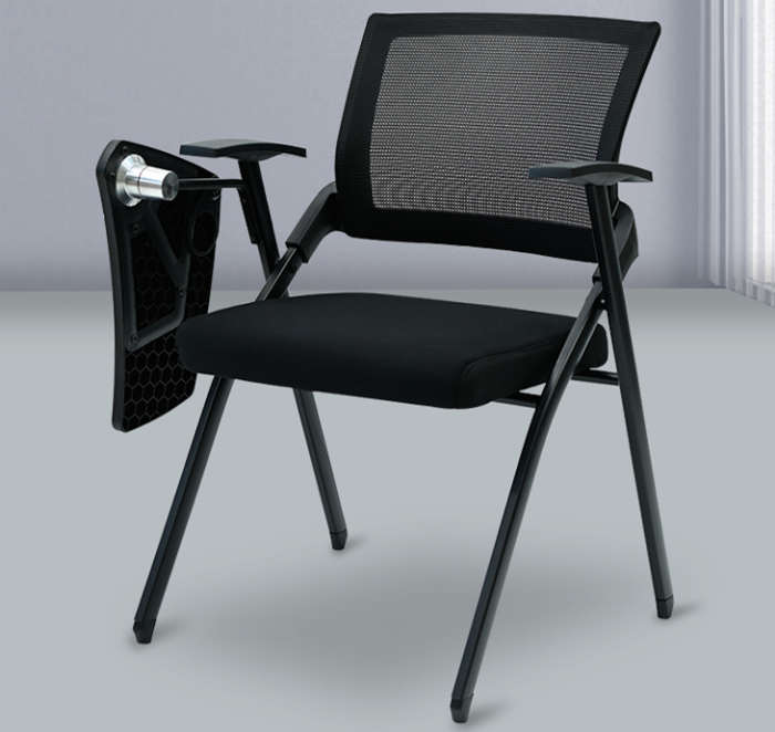 折叠培训椅带写字板会议椅带桌板开会椅子智慧教室椅辅导班学生椅