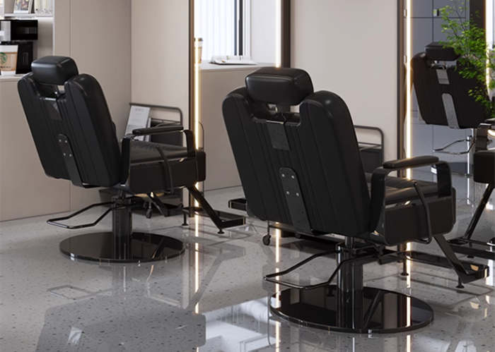 可放倒发廊专用升降座椅剪发美发椅可旋转烫染不锈钢美发椅
