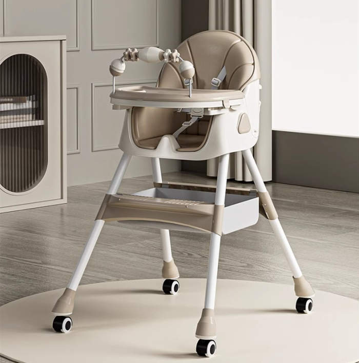 宝宝餐椅可调节高矮BB凳可折叠儿童餐椅
