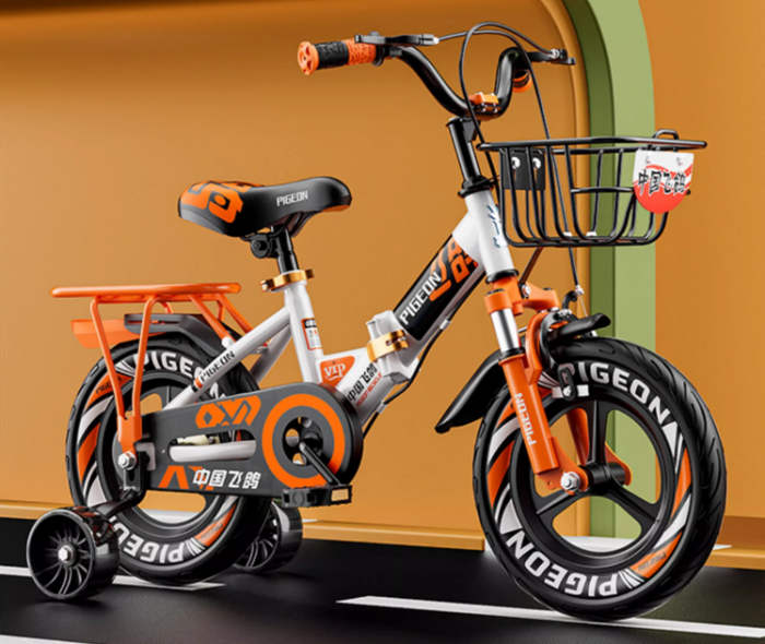 飞鸽儿童自行车折叠男孩女孩2-3到6-7-10岁单车