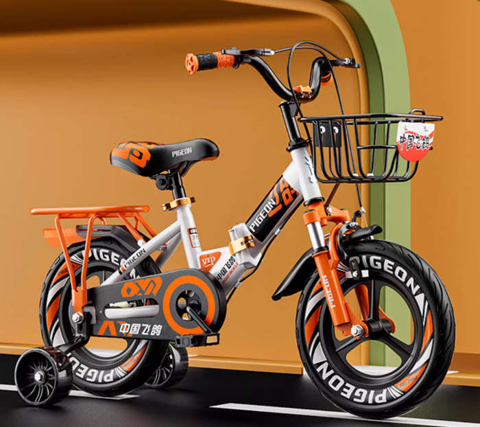 飞鸽牌儿童自行车折叠2-3到6-7-10岁小孩单车童车