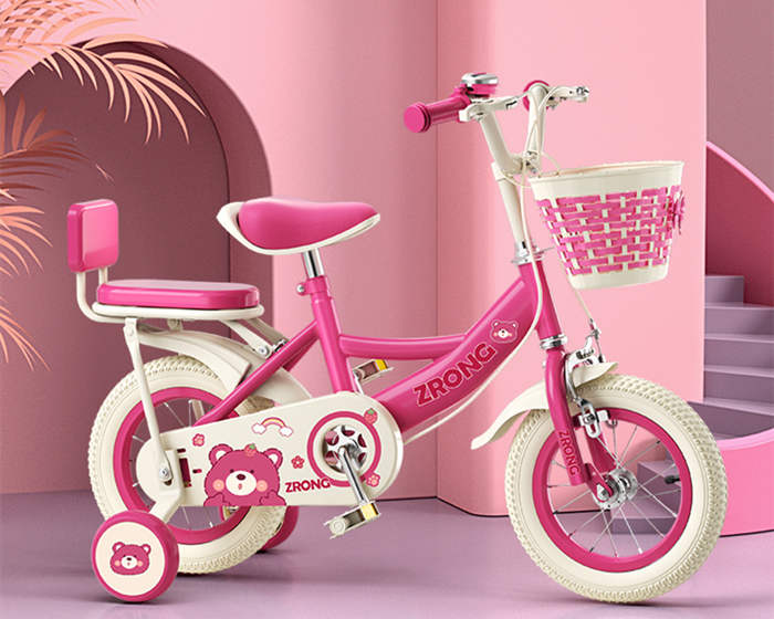 儿童自行车女孩3-6-12岁7一10女款童车脚踏车