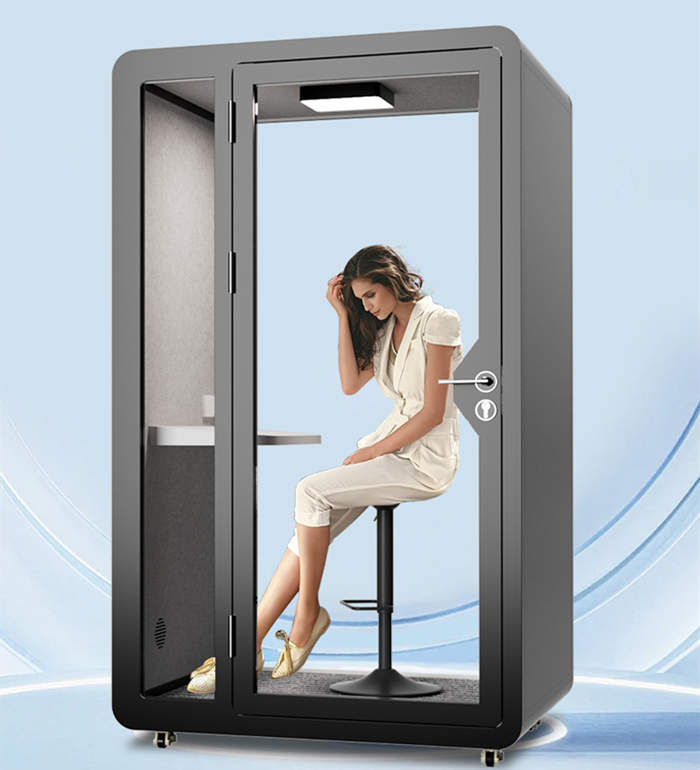 隔音房家用钢琴静音仓直播间录音棚可移动电话亭